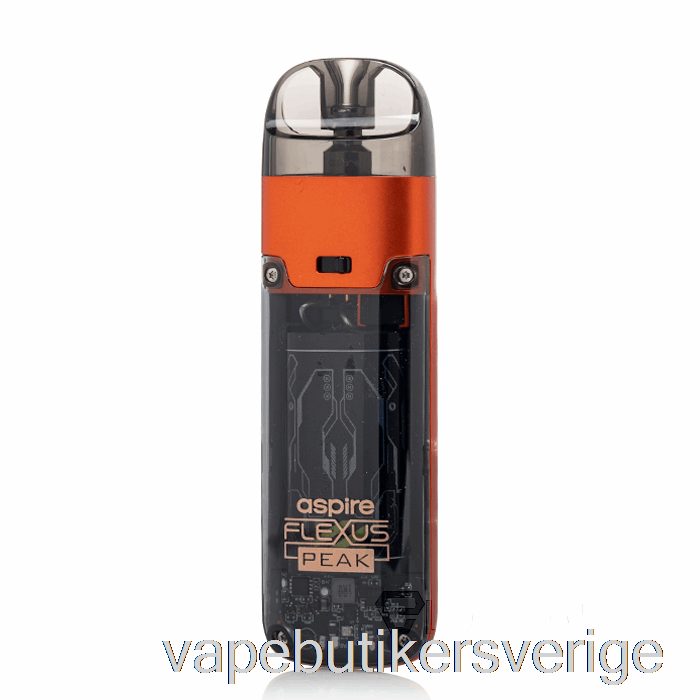 Vape Sverige Aspire Flexus Peak Pod System Amber Orange